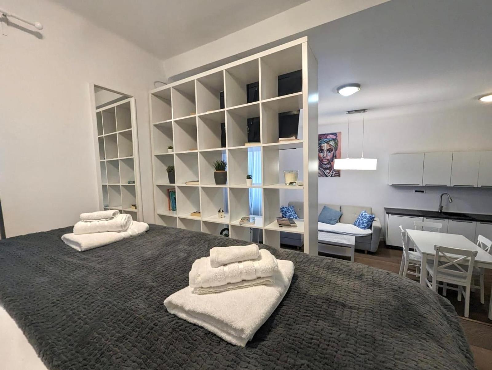 Fantabulous Downtown Abode W King Bed, 65" Tv, Washer And Tumble Dryer ซาเกร็บ ภายนอก รูปภาพ